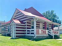 Memorial Stadium and Assembly Hall House: The Porch
