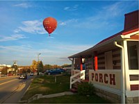 Memorial Stadium and Assembly Hall House: The Porch